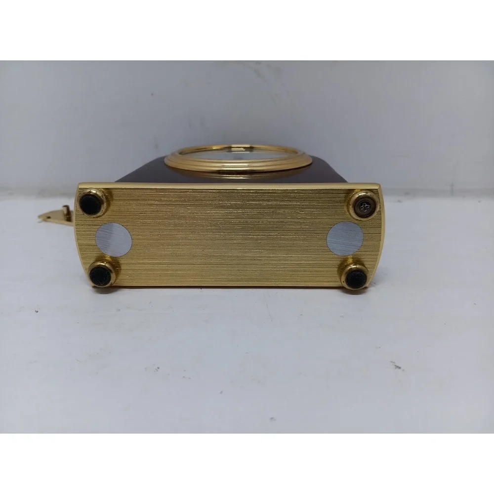 movado Woodgrain Look desk clock